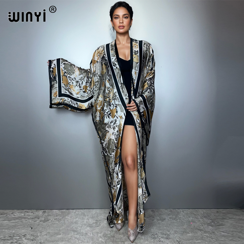 Kaftan Women Boho - WINYI Kimono African Women Summer muslim