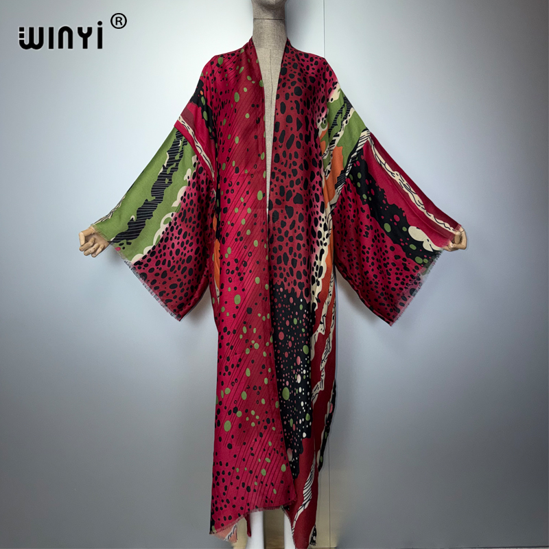 Kaftan Women Boho - WINYI Bohemian Kimono Loose Cardigan for