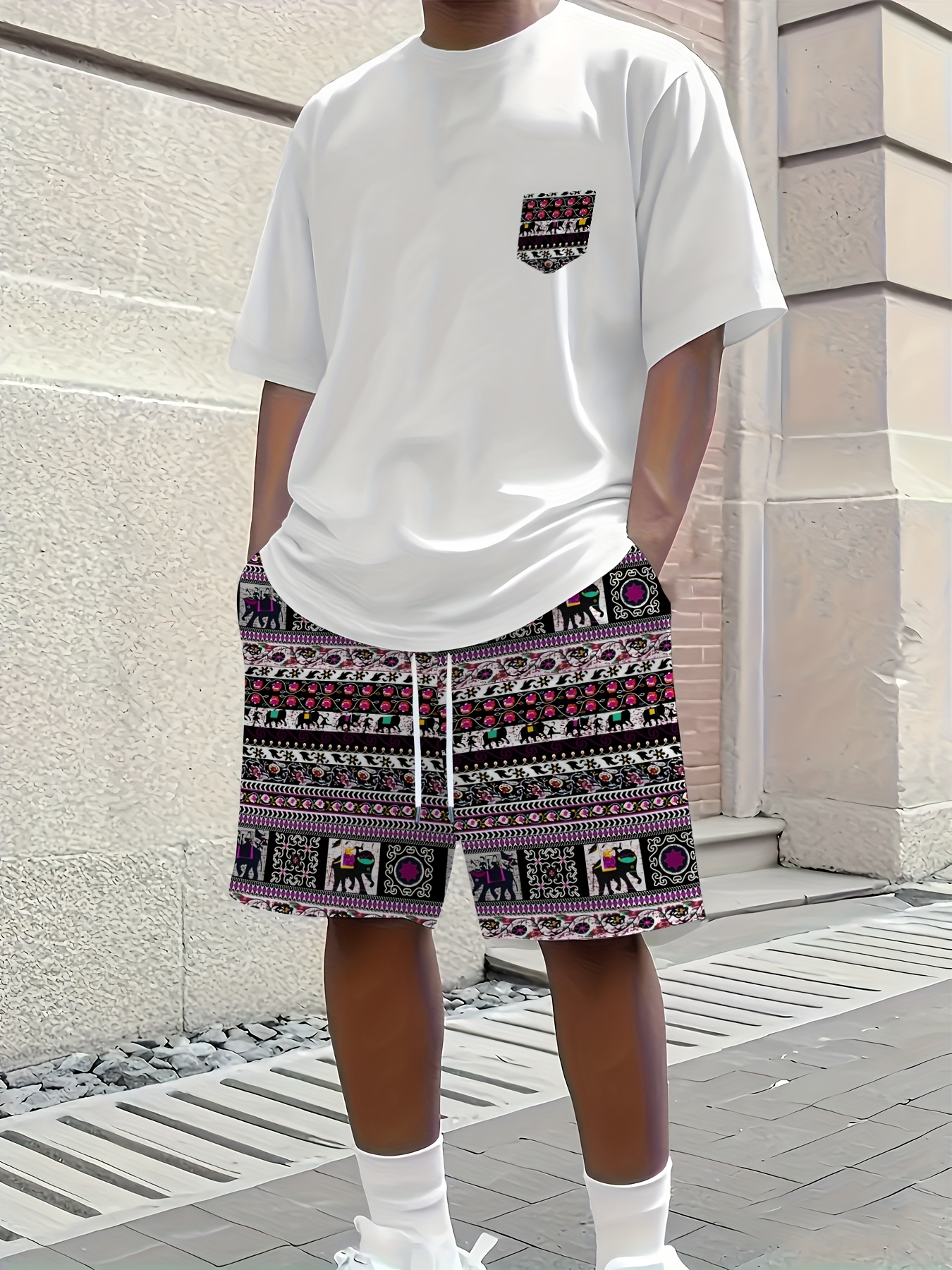 The Ethnic Fashion - 2026 Summer New Men's Short-Sleeved Set