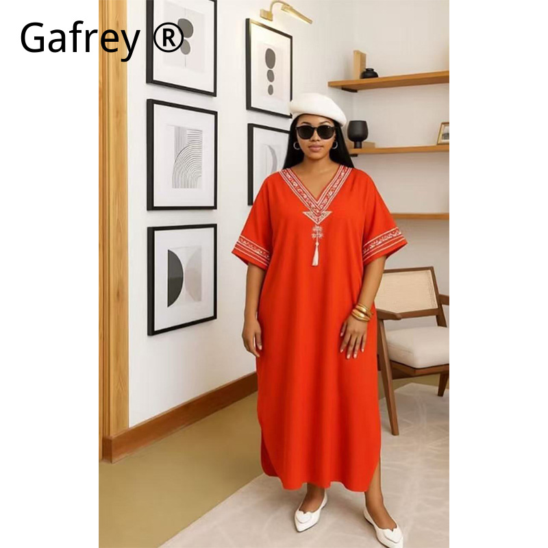 Middle Eastern Printed Abaya W - Ethnic Gown recension och pris