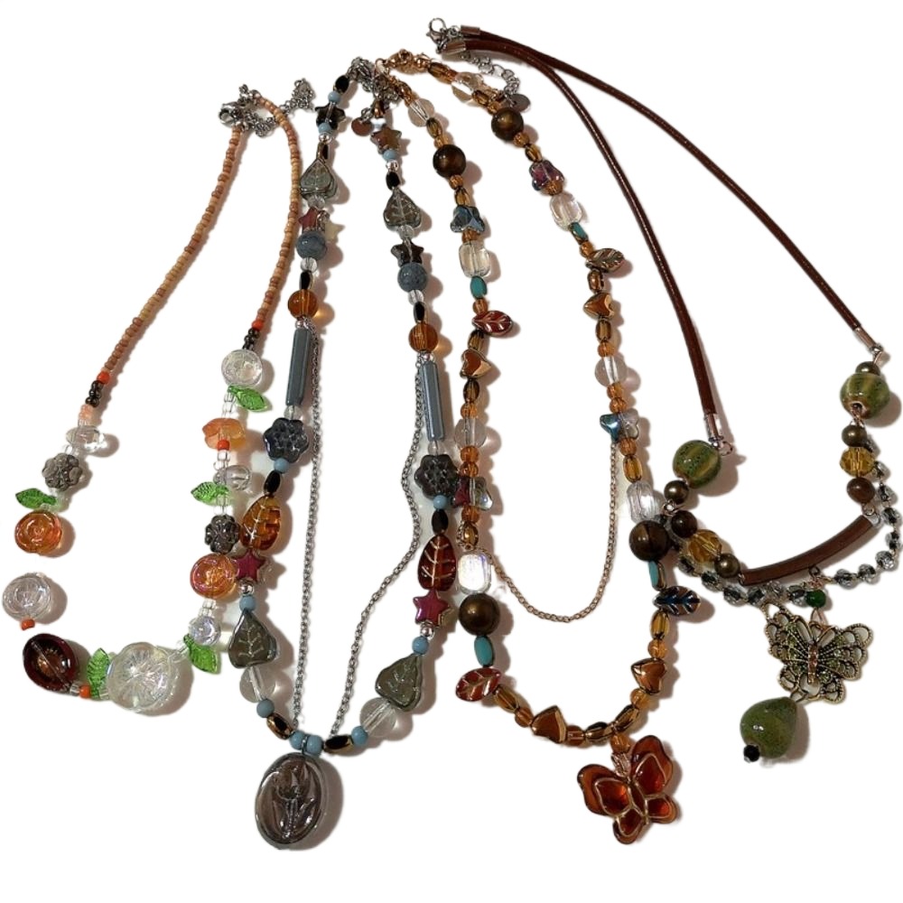 Fashion Bead Bohemia Necklace  - Y2K Ethnic Fashion recension och pris