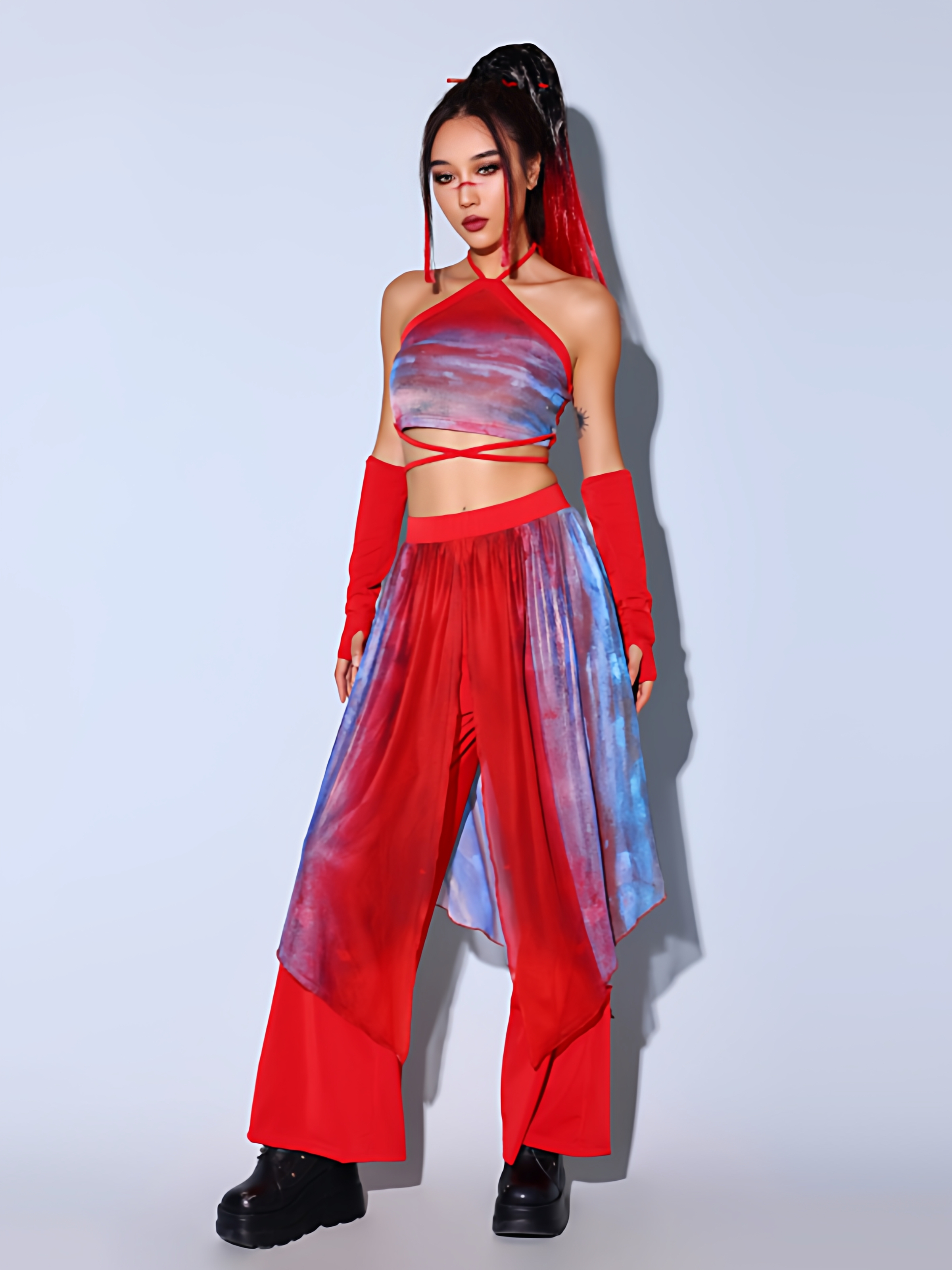Modern Dance Performance Outfi - Ethnic Dress Fashion Show recension och pris