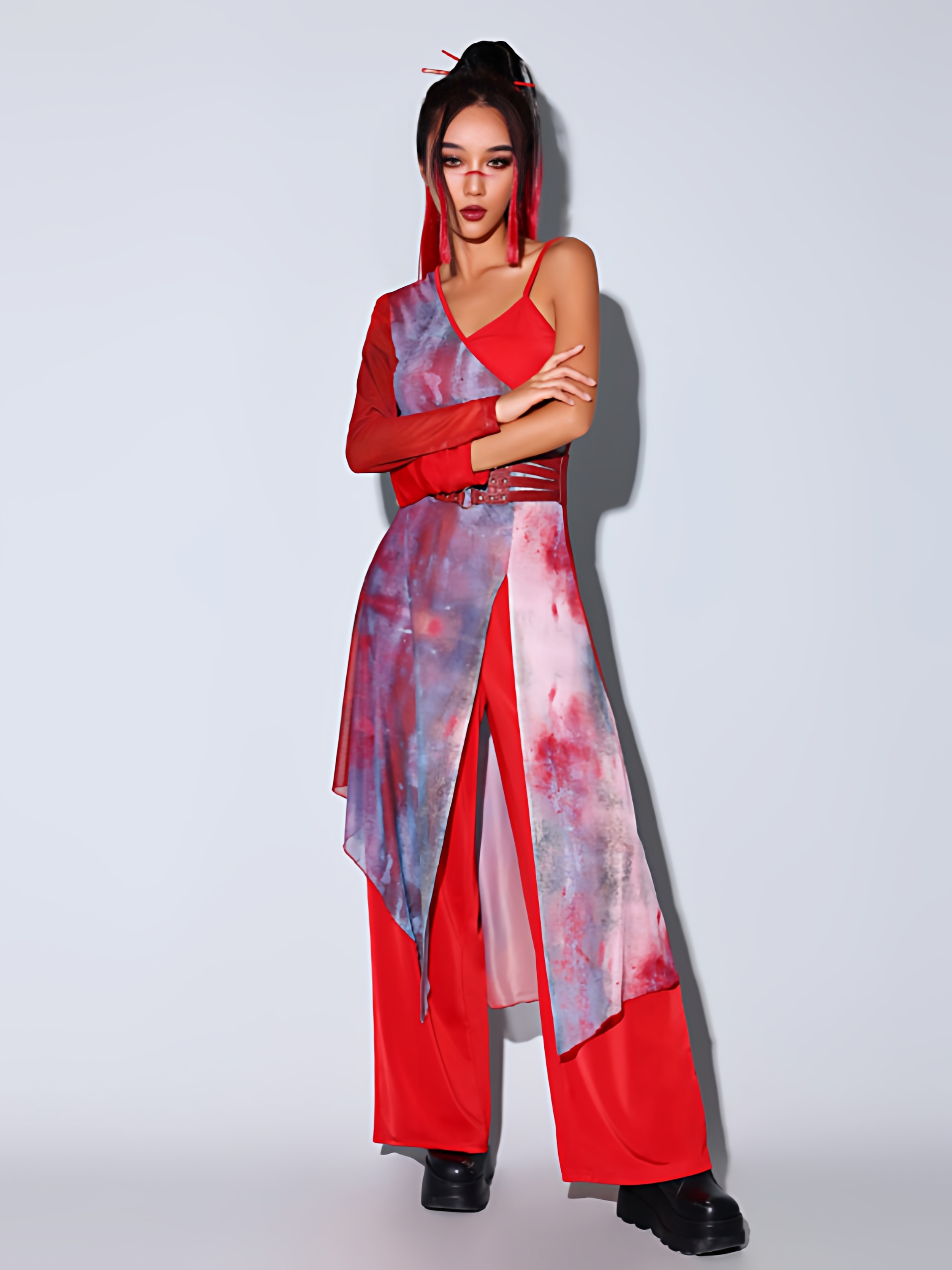 Modern Dance Performance Outfi - Ethnic Dress Fashion Show recension och pris