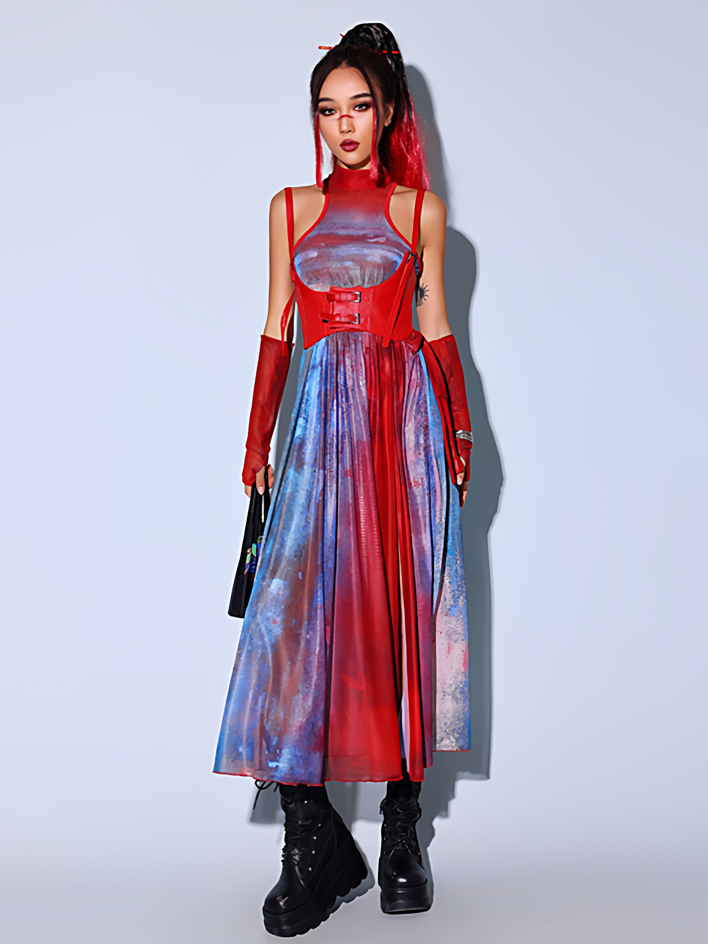 Modern Dance Performance Outfi - Ethnic Dress Fashion Show recension och pris