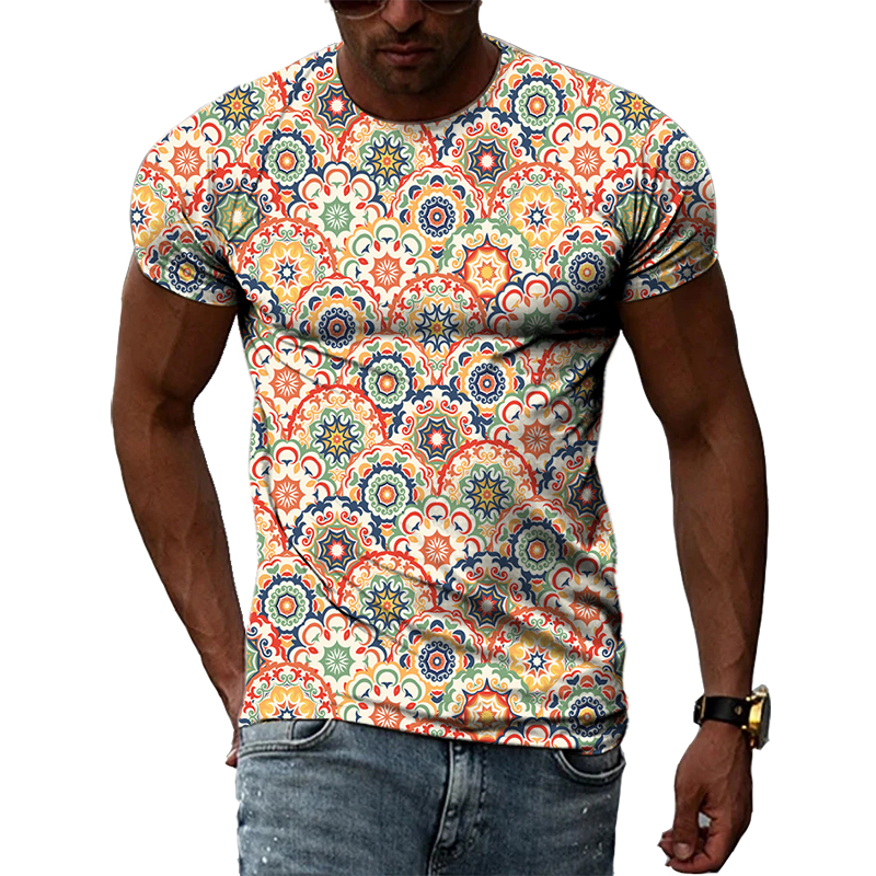 Fashion Ethnic Style Floral Pa - Y2K Ethnic Fashion recension och pris