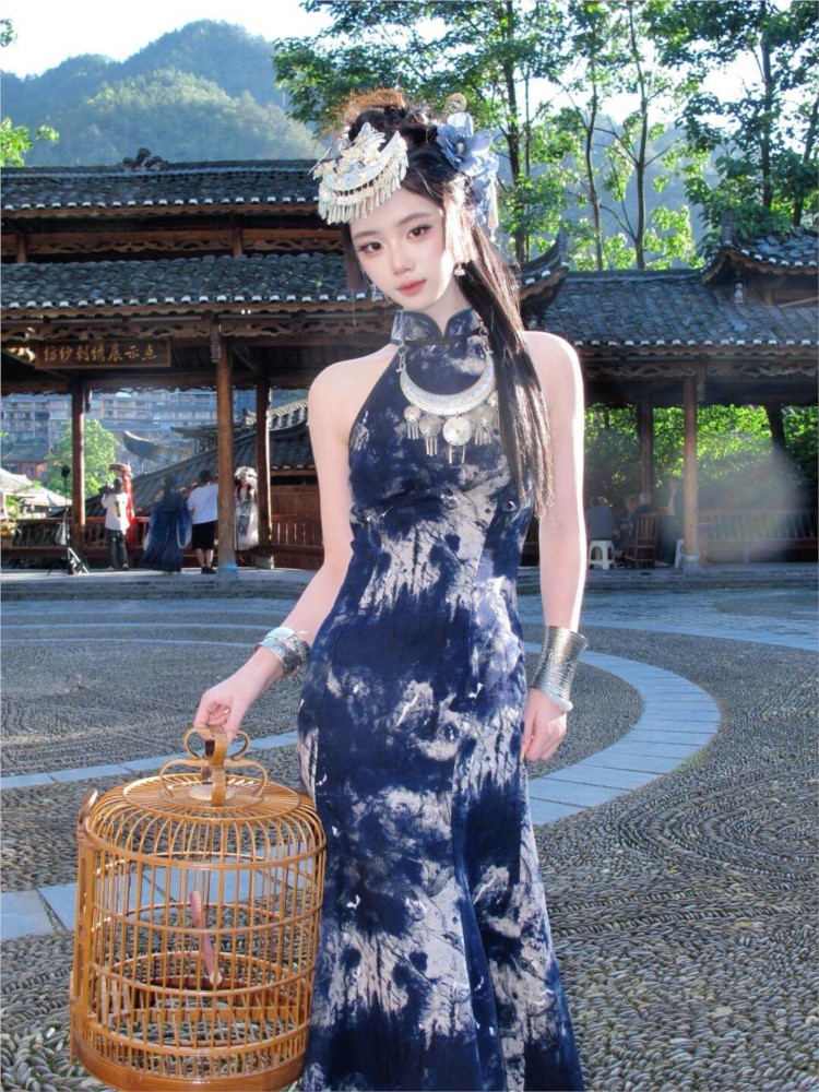 New batik dress cool women's w - Ethnic Dress Fashion Show recension och pris