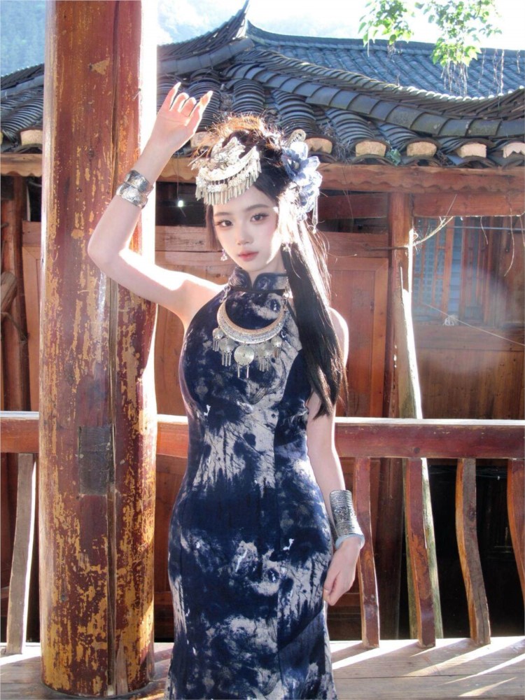 New batik dress cool women's w - Ethnic Dress Fashion Show recension och pris