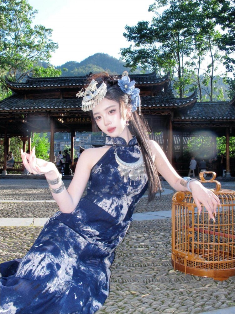 New batik dress cool women's w - Ethnic Dress Fashion Show recension och pris
