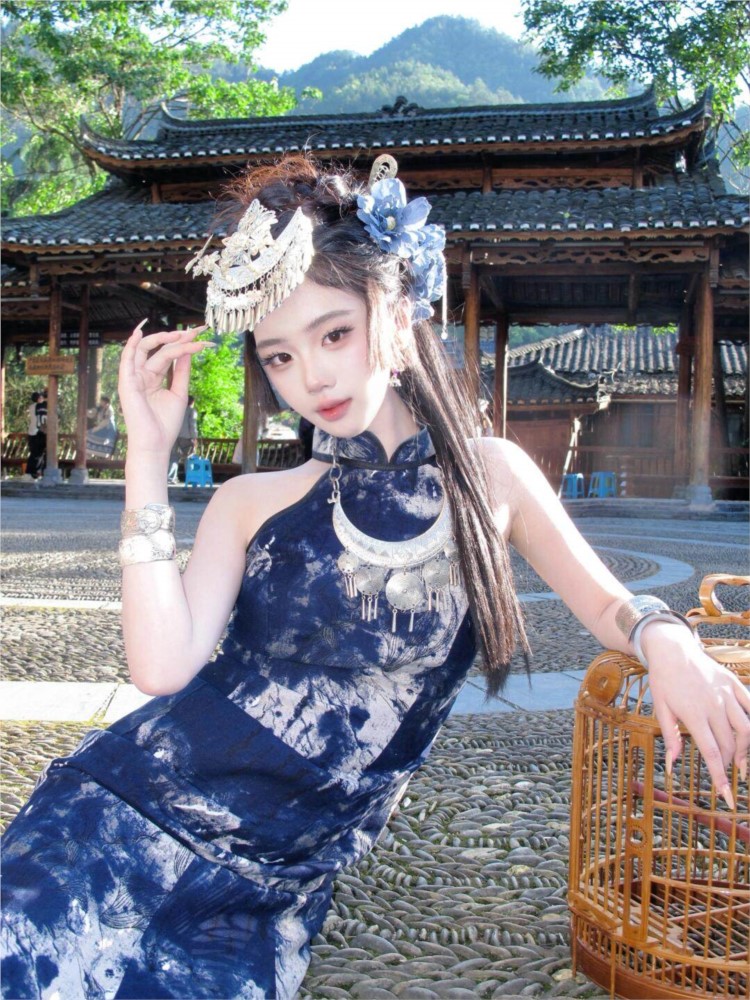 New batik dress cool women's w - Ethnic Dress Fashion Show recension och pris