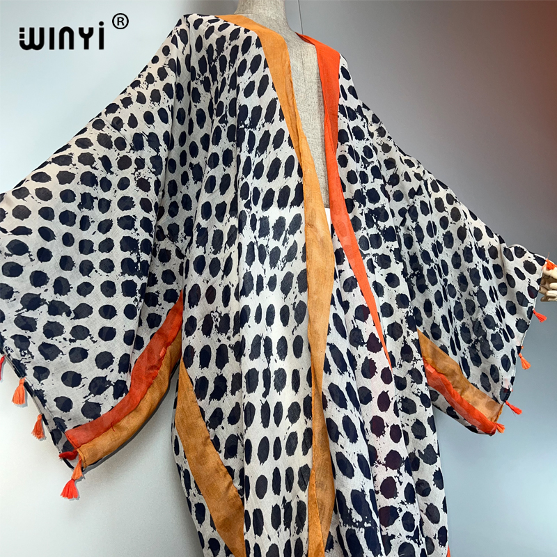 WINYI summer outfit kimono Ame - Kaftan Women Boho recension och pris