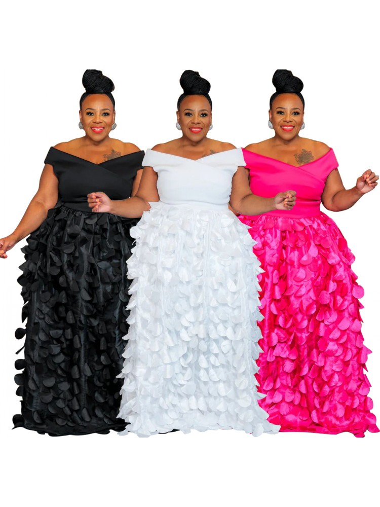 XL-5XL Plus Size Elegant Maxi  - Ethnic Gown recension och pris