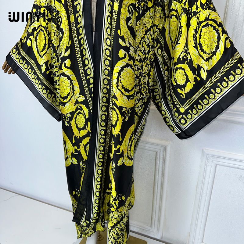 WINYI Africa boho print Kimono - Kaftan Women Boho recension och pris