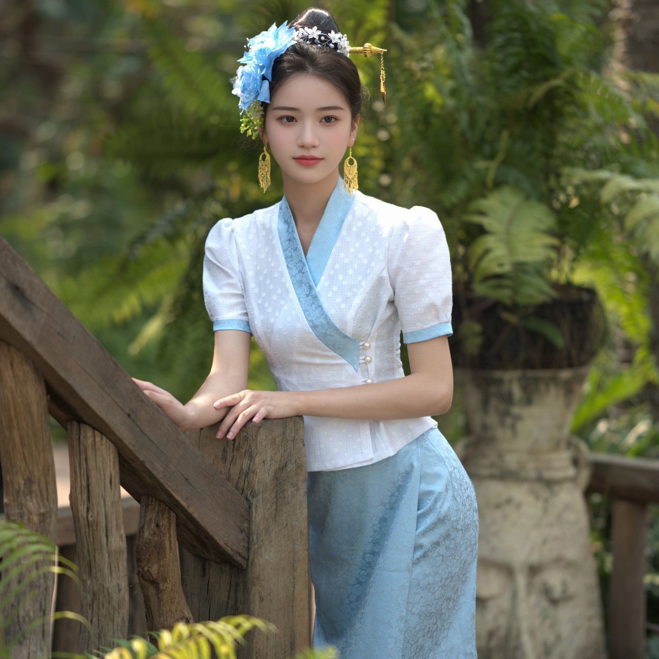 2pcs Thailand Myanmar women Da - Ethnic Clothing & Online Fashion Store Khaadi Us recension och pris