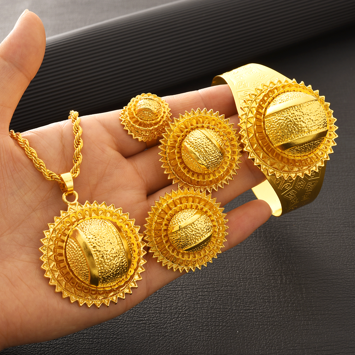 6pcs/set New Dubai 24K Gold Pl - Ethnic Fashion In Dubai recension och pris