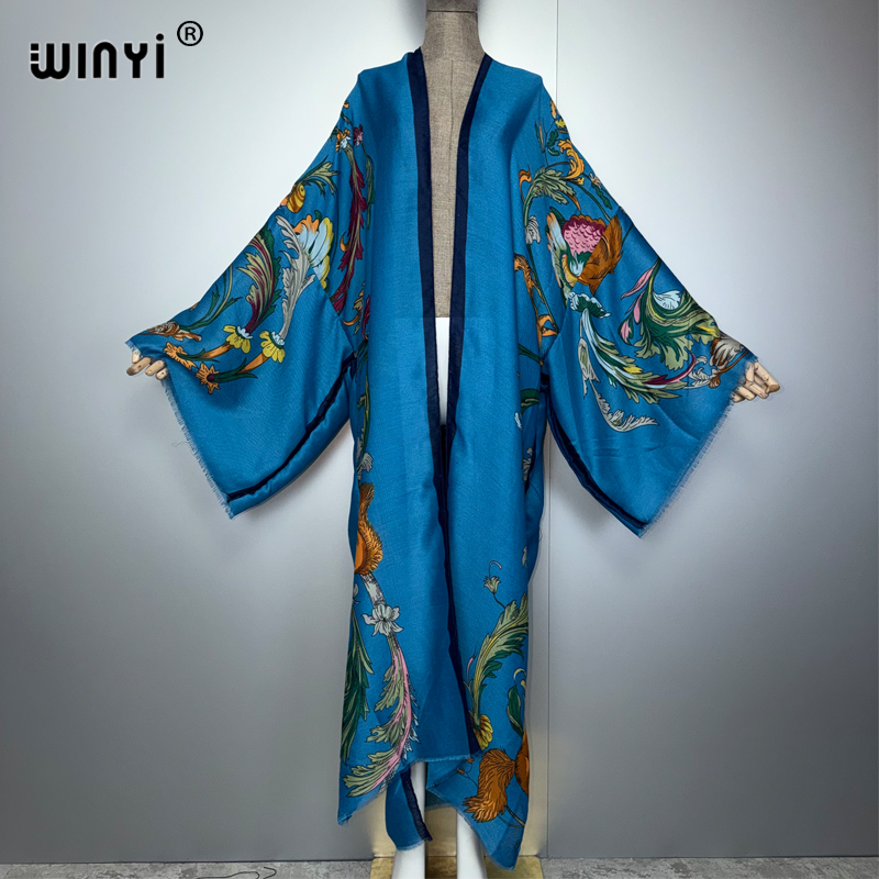 WINYI Africa boho kimono maxi  - Kaftan Women Boho recension och pris