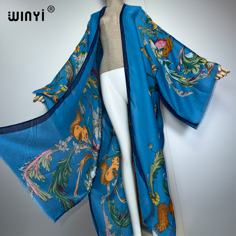 WINYI Africa boho kimono maxi  - Kaftan Women Boho recension och pris