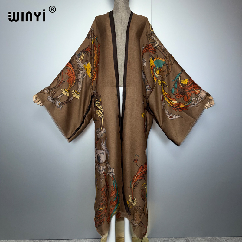 WINYI Africa boho kimono maxi  - Kaftan Women Boho recension och pris