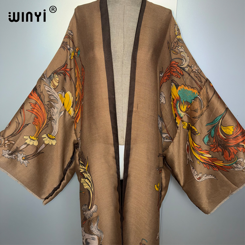WINYI Africa boho kimono maxi  - Kaftan Women Boho recension och pris