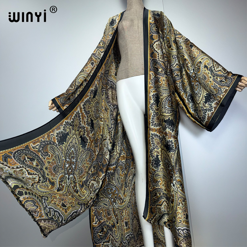 WINYI kimono summer Cardigan a - Kaftan Women Boho recension och pris
