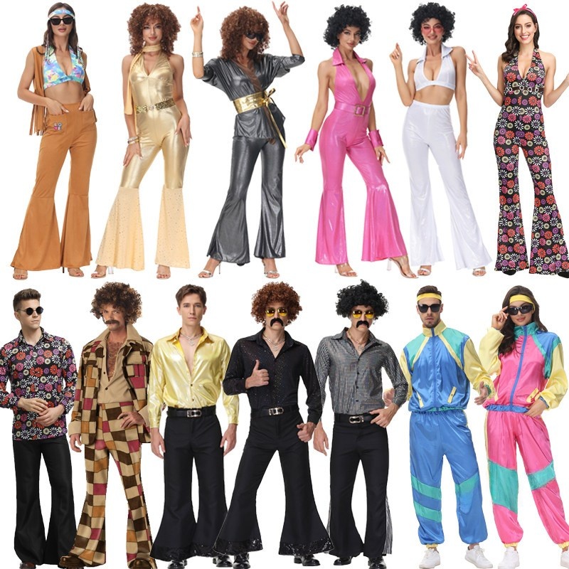 Disco Costume Halloween 70s Re - Fashion Show Ethnic Wear recension och pris