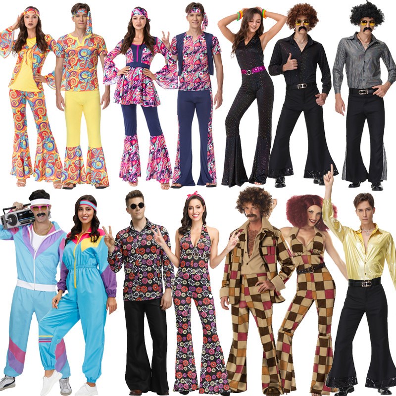Disco Costume Halloween 70s Re - Fashion Show Ethnic Wear recension och pris