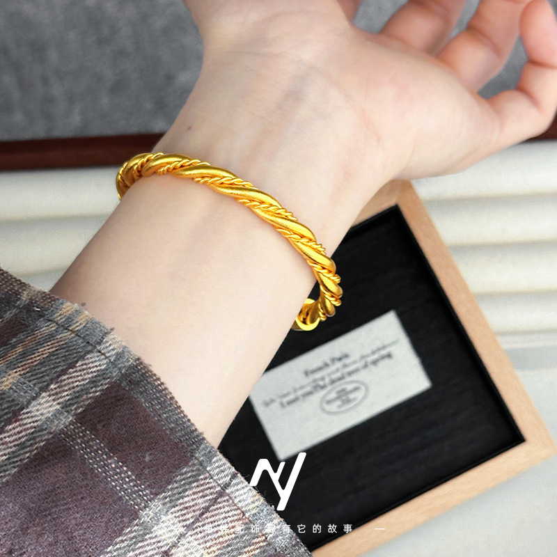 9999 AU750 18K real gold store - Ethnic Fashion Store recension och pris