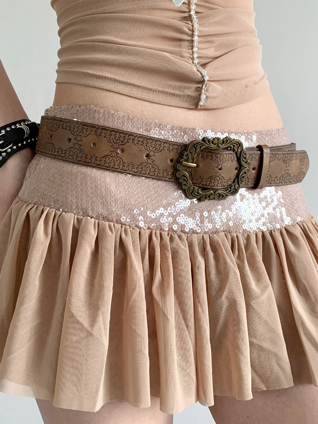 1PCS Women's Belt American Y2K - Y2K Ethnic Fashion recension och pris