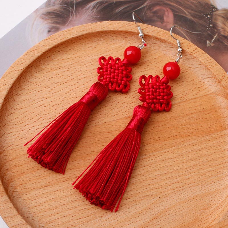 Colorful Thread Braided Chines - Y2K Ethnic Fashion recension och pris