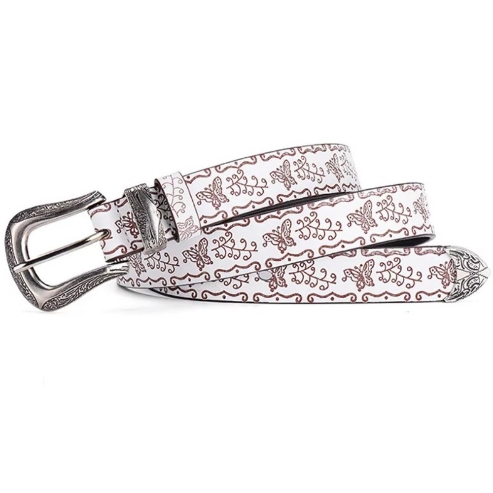 Y2k Printed Women's Faux Leath - Y2K Ethnic Fashion recension och pris