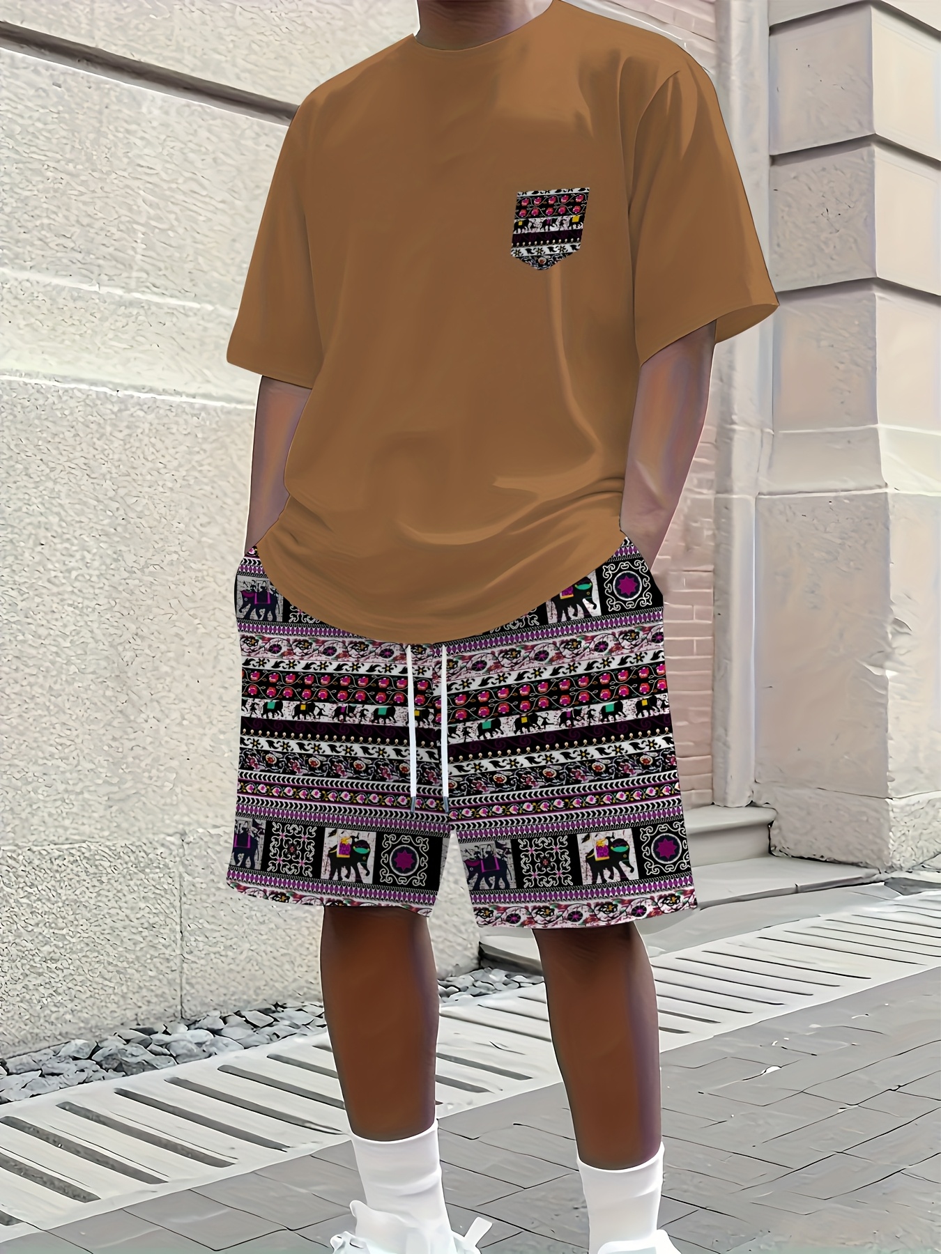2026 Summer New Men's Short-Sl - The Ethnic Fashion recension och pris