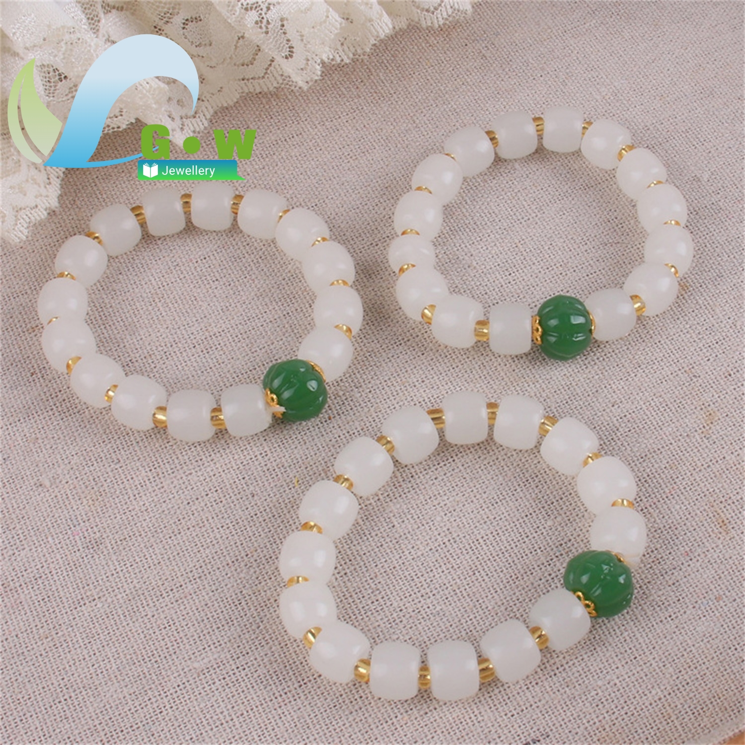Golden Silk Jade Bracelet Best - Ethnic Fashion Store recension och pris