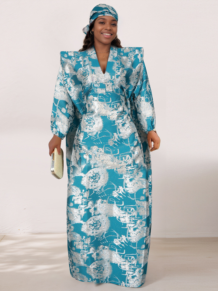 Loose Fit Shiny African Women' - Ethnic Gown recension och pris