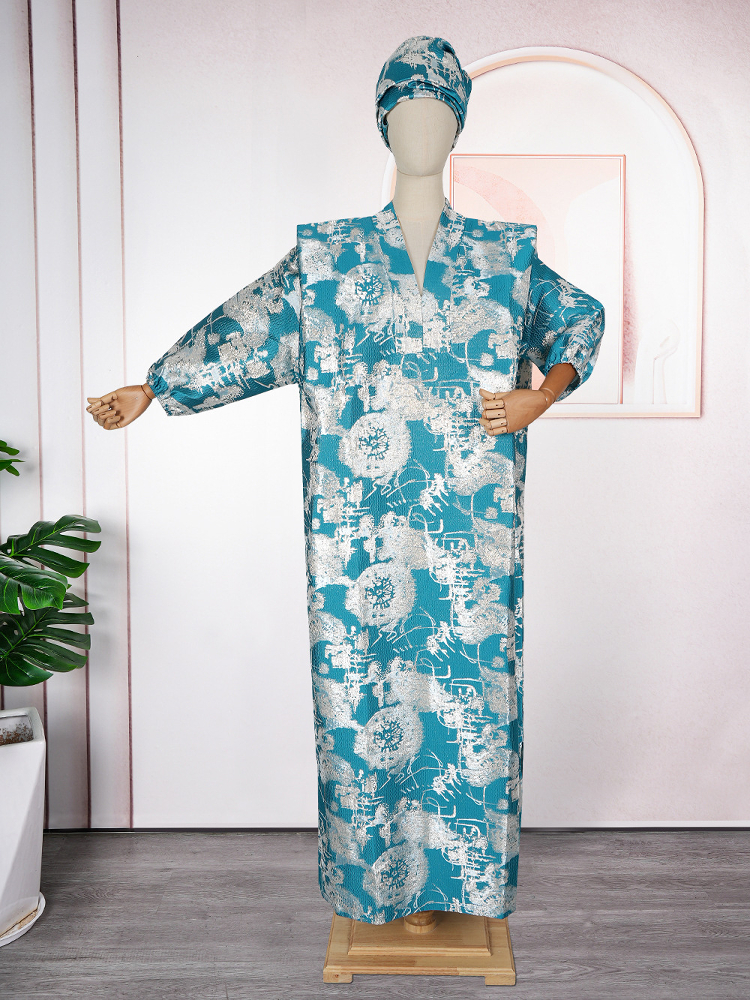 Loose Fit Shiny African Women' - Ethnic Gown recension och pris