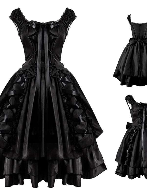 Black Lolita Dress Halloween C - Ethnic Gown recension och pris