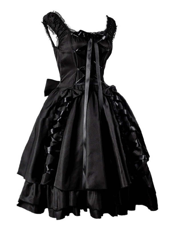 Black Lolita Dress Halloween C - Ethnic Gown recension och pris