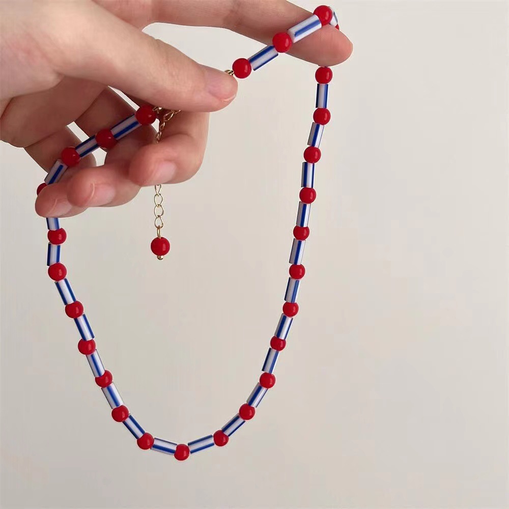 Fashion Colorful Beaded Neckla - Y2K Ethnic Fashion recension och pris