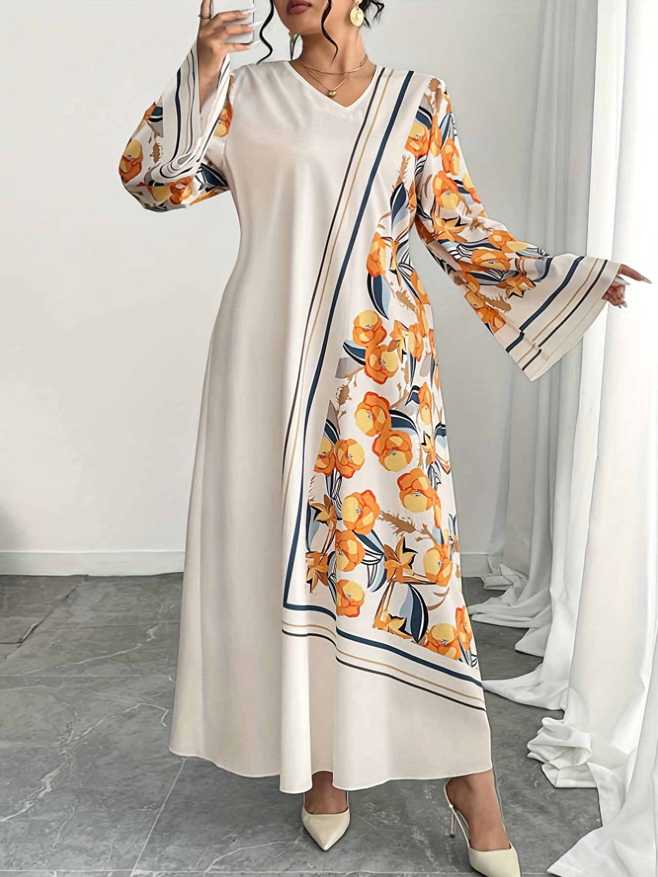 Plus Size Fashionable Women's  - Ethnic Gown recension och pris