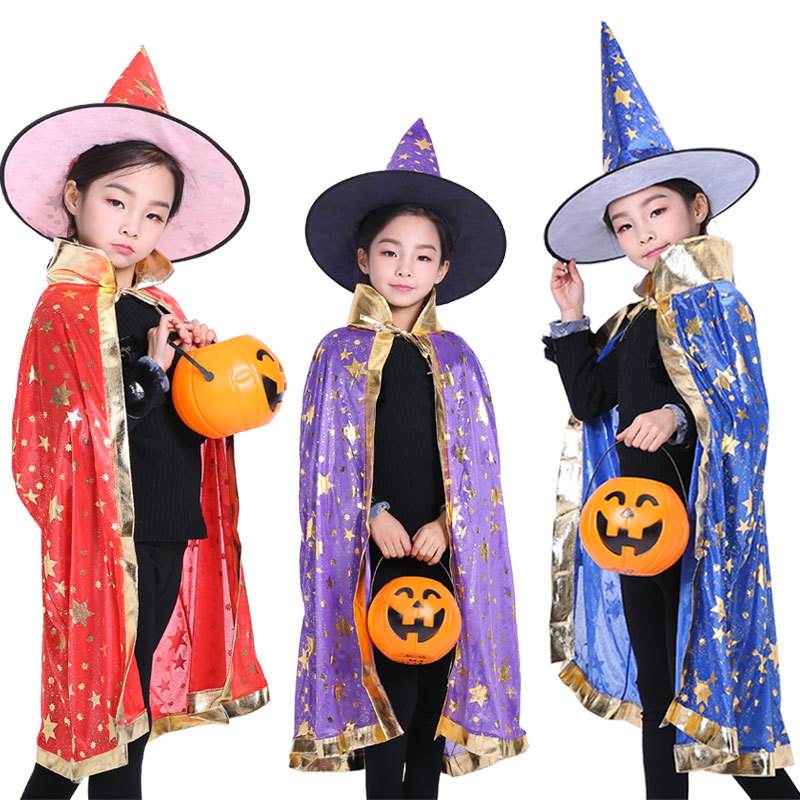 Halloween Witch Costume Cape W - Fashion Show Ethnic Wear recension och pris