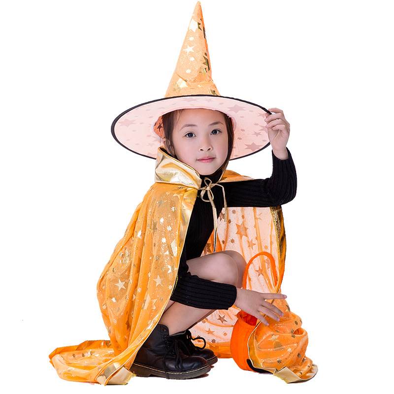 Halloween Witch Costume Cape W - Fashion Show Ethnic Wear recension och pris