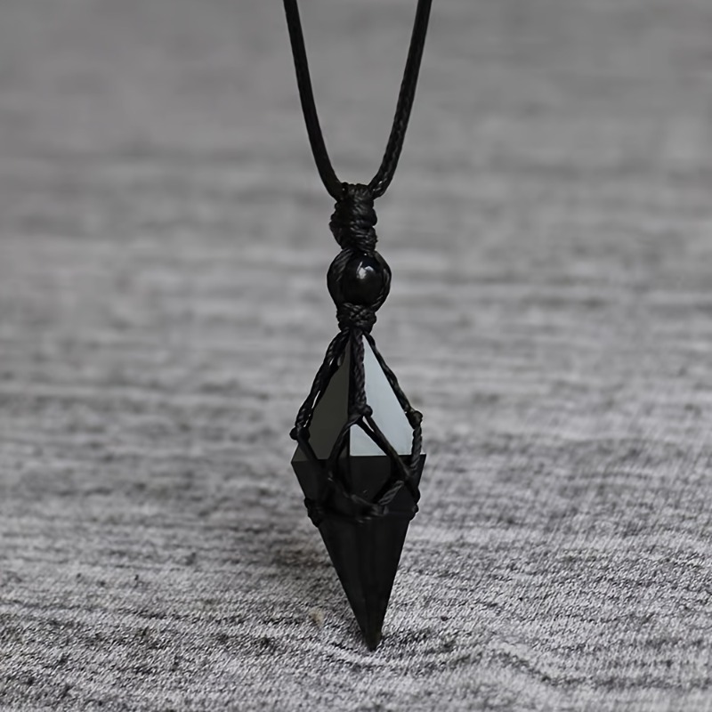 Black Obsidian Arrowhead Cryst - Fashion Show Ethnic Wear recension och pris