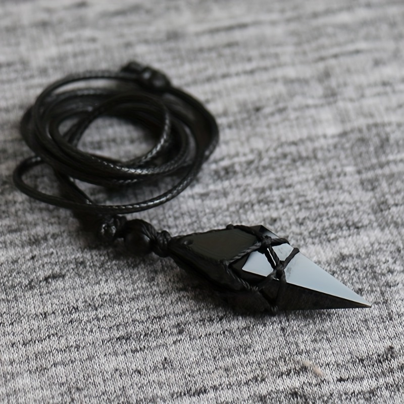 Black Obsidian Arrowhead Cryst - Fashion Show Ethnic Wear recension och pris