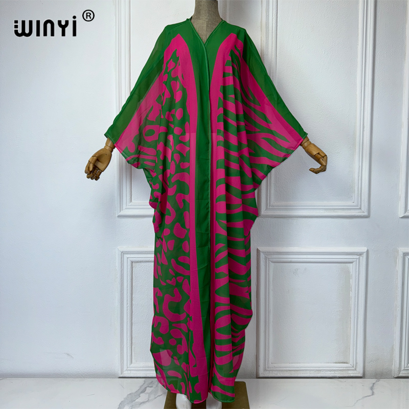 WINYI Africa Bohemia print Kim - Kaftan Women Boho recension och pris