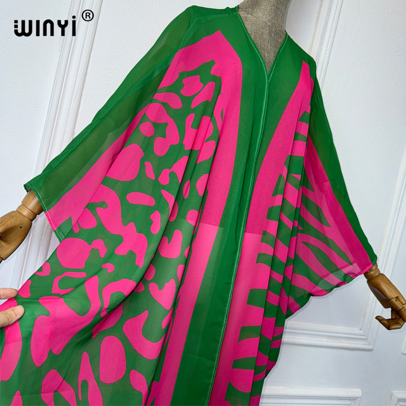 WINYI Africa Bohemia print Kim - Kaftan Women Boho recension och pris