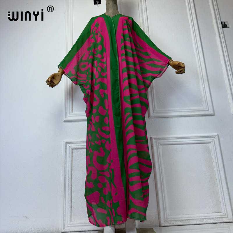 WINYI Africa Bohemia print Kim - Kaftan Women Boho recension och pris