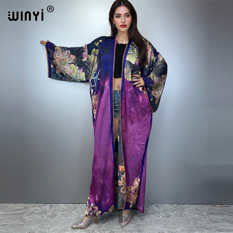 WINYI kimono High-quality Prin - Kaftan Women Boho recension och pris