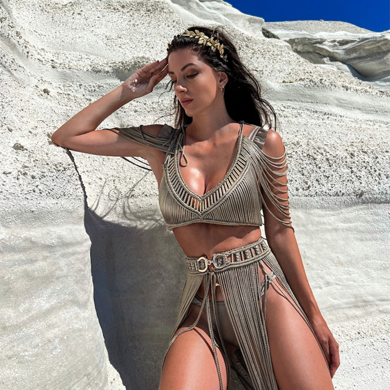 Handmade Knitted Crochet Women - Kaftan Women Boho recension och pris