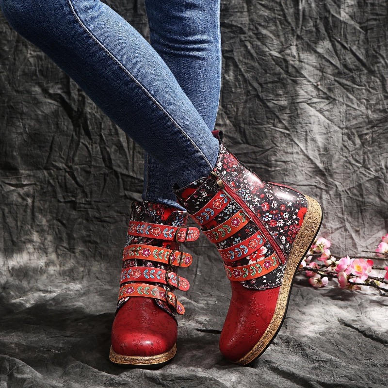 Brand Women's Boots 2026 Sprin - The Ethnic Fashion recension och pris