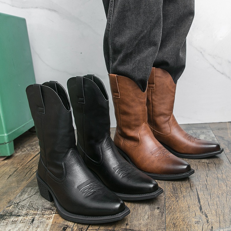 Men Boots Classic Embroidery W - The Ethnic Fashion recension och pris
