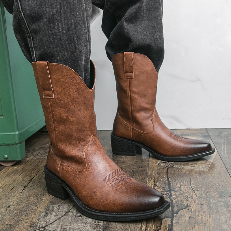 Men Boots Classic Embroidery W - The Ethnic Fashion recension och pris