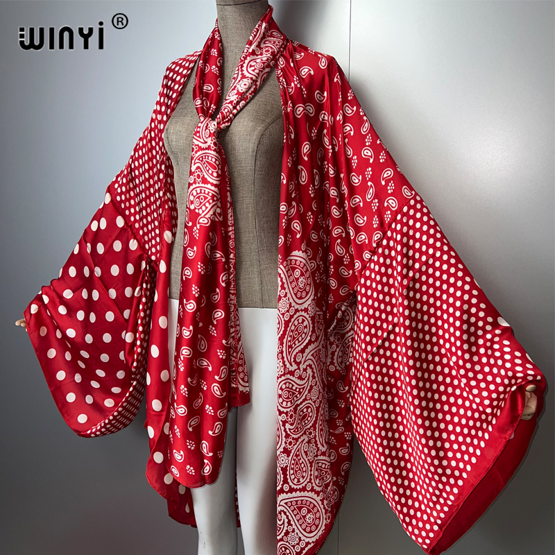 WINYI summer kimono fashion pr - Kaftan Women Boho recension och pris